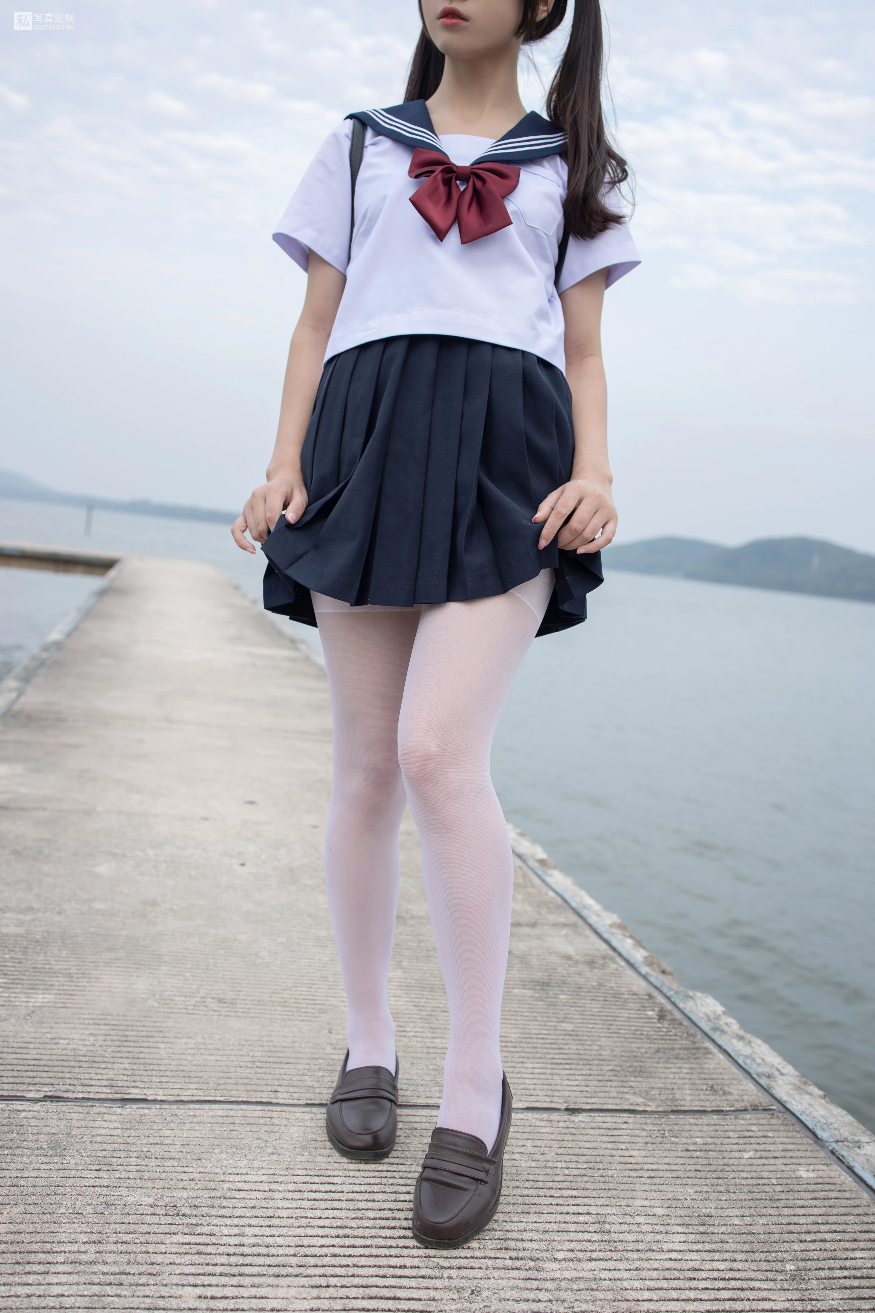 森萝财团 JKFUN-028 抑郁湖边与绝望天台 15D白丝 默陌 [58P 2V]插图3